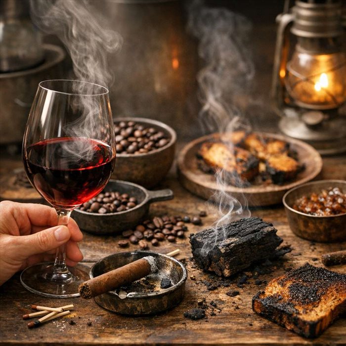 Identifier les arômes empyreumatiques du vin : guide simple