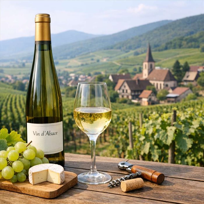 Vin blanc sec d’Alsace : caractéristiques et accords