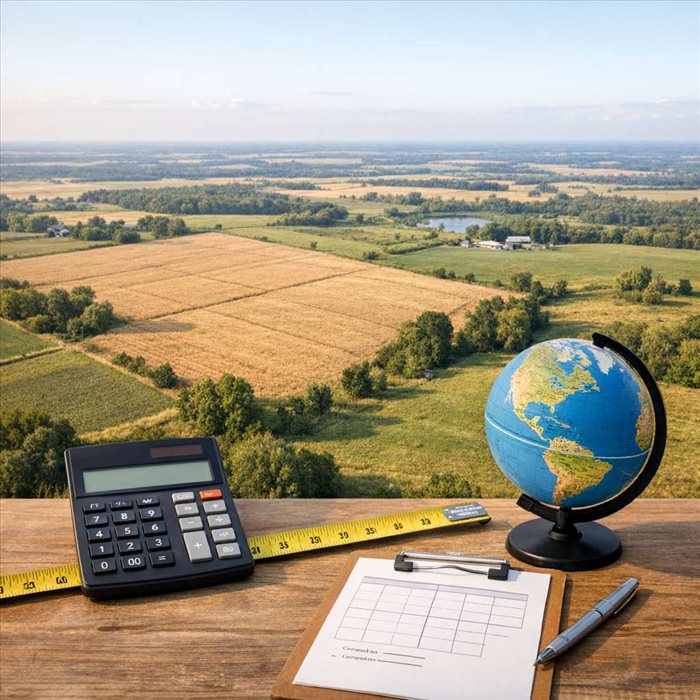 700 acres en hectares : conversion simple et rapide