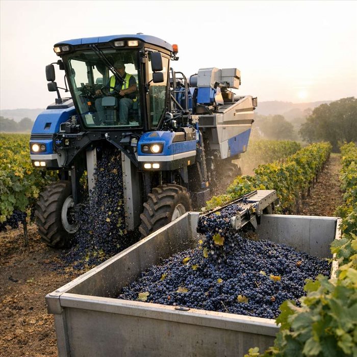 Vendanges mécaniques : définition, déroulement et avantages