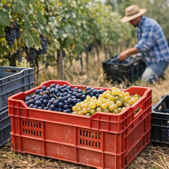 Cagette de vendange : définition, usages et usages au vignoble