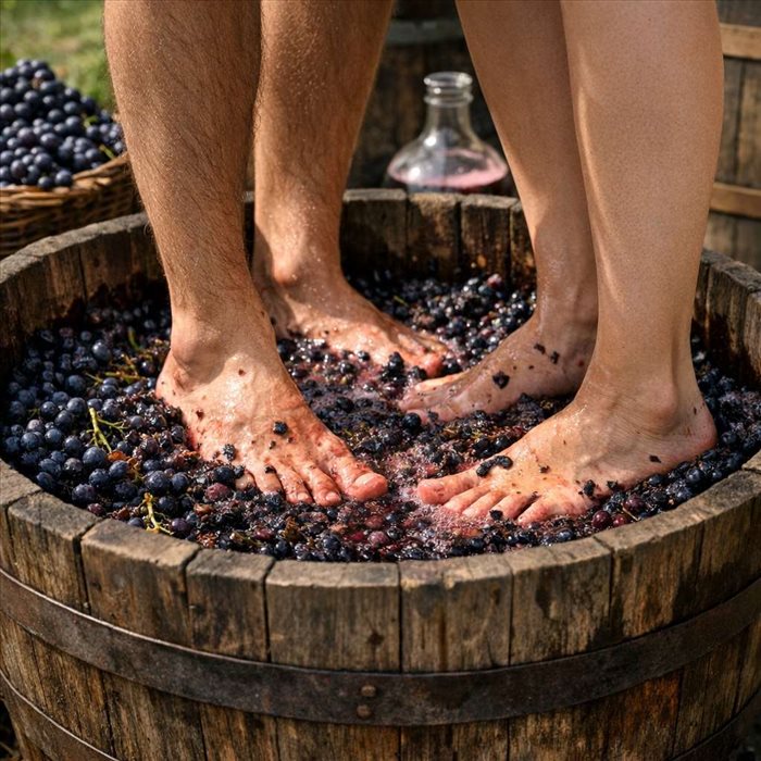 Foulage du raisin : définition, principes et rôle en vinification